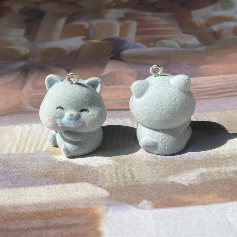 20Pcs 3D Flocking Cat Eating Fish Resin Charms Cute Cartoon Animal Plush Pendant For Keychain Earring DIY Crafts Jewelry Make
20Pcs 3D Flocking Cat Eating Fish Resin Charms Cute Cartoon Animal Plush Pendant For Keychain Earring DIY Crafts Jewelry Make