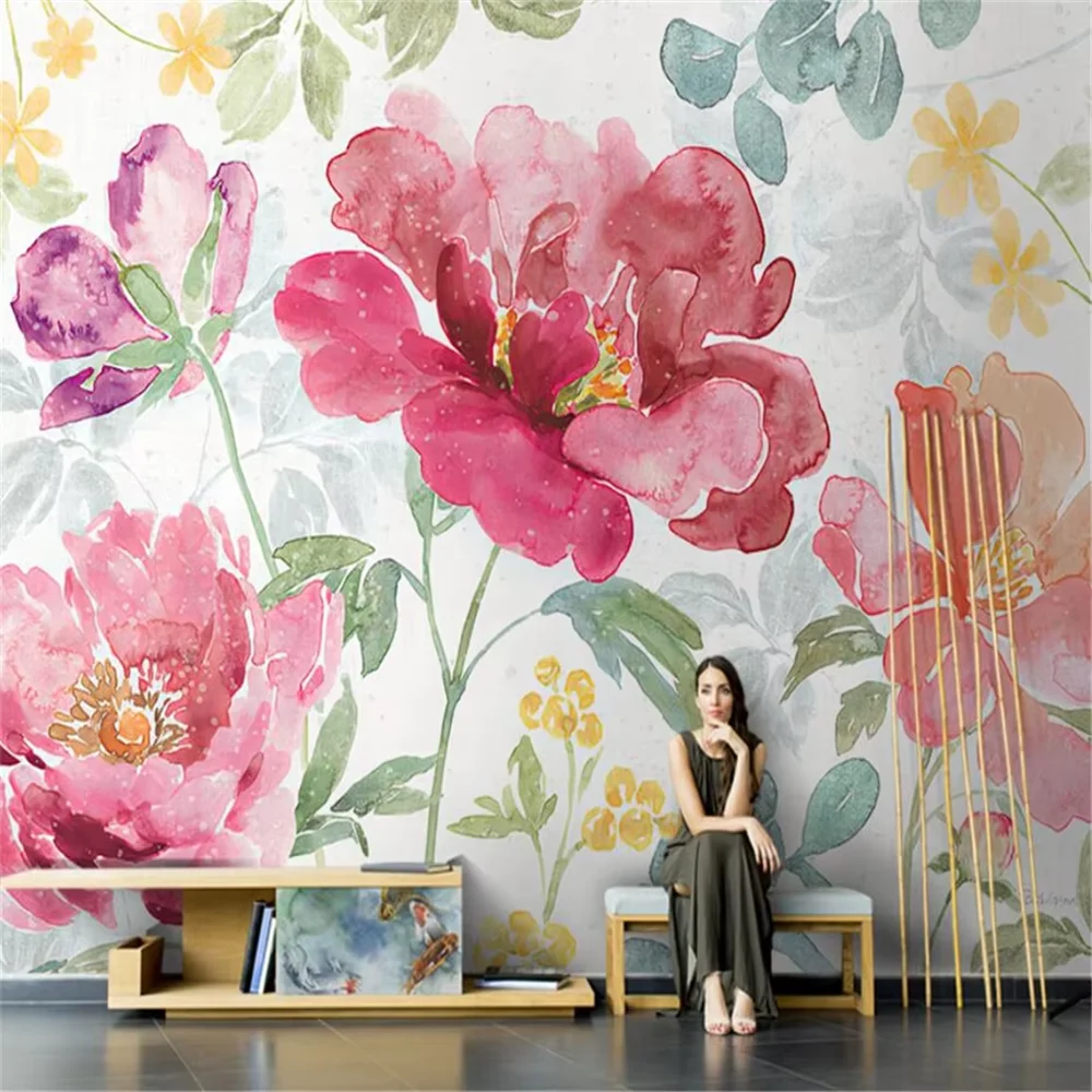 Custom American pastoral peony flower photo mural wallpapers living room TV background wall paper home wall covering home decor
Custom American pastoral peony flower photo mural wallpapers living room TV background wall paper home wall covering home decor