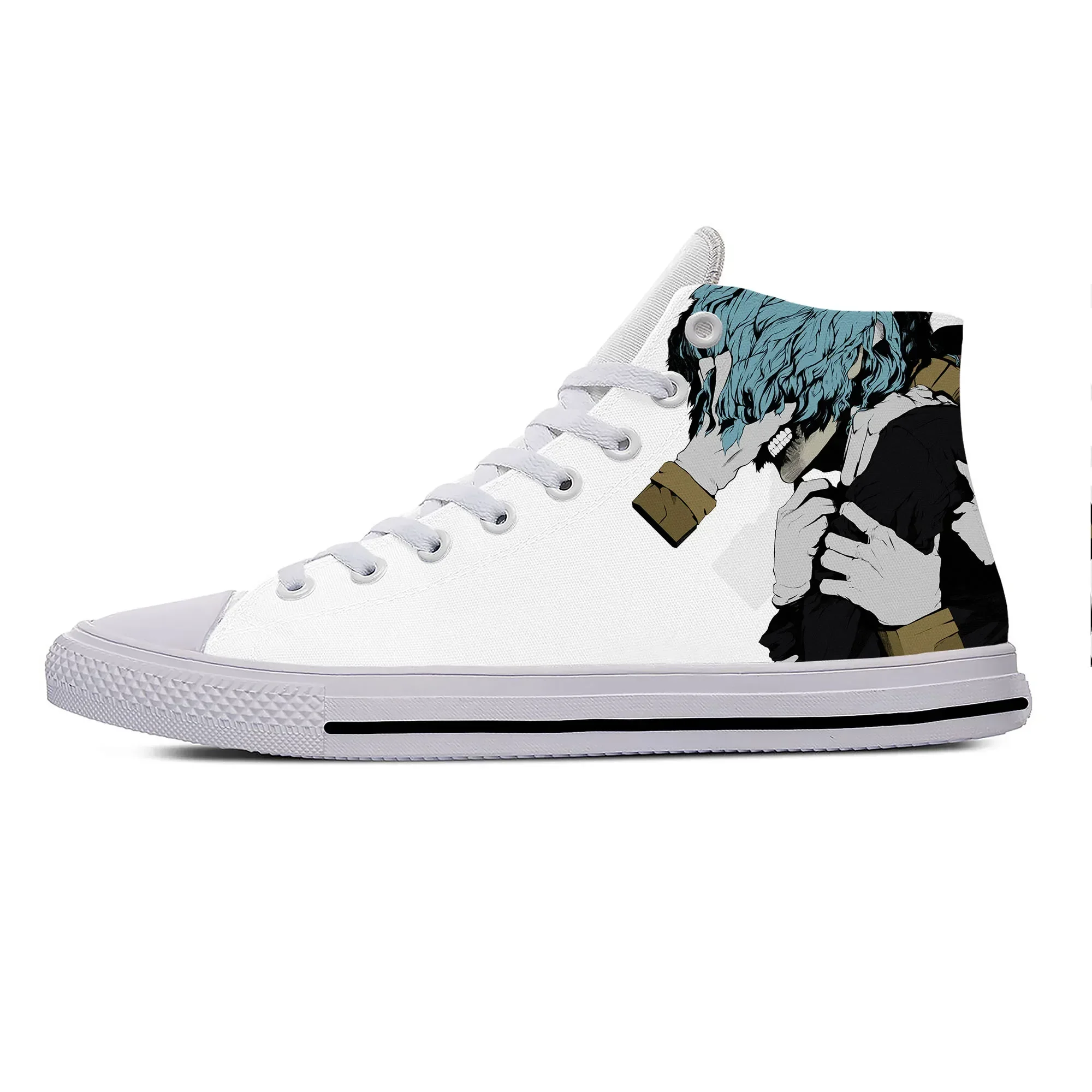 Japanese Anime My Hero Academia Shigaraki Tomura Casual Cloth Shoes High Top Lightweight Breathable 3D Print Men Women Sneakers
Japanese Anime My Hero Academia Shigaraki Tomura Casual Cloth Shoes High Top Lightweight Breathable 3D Print Men Women Sneakers