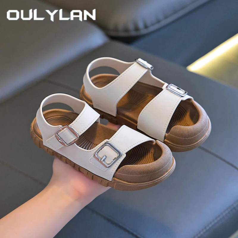 Oulylan Summer Anti Slip Soft Sole Sandals Children Girls Open Toe Beach Shoes Fashion Breathable Solid Color Sandal For Boys
Oulylan Summer Anti Slip Soft Sole Sandals Children Girls Open Toe Beach Shoes Fashion Breathable Solid Color Sandal For Boys