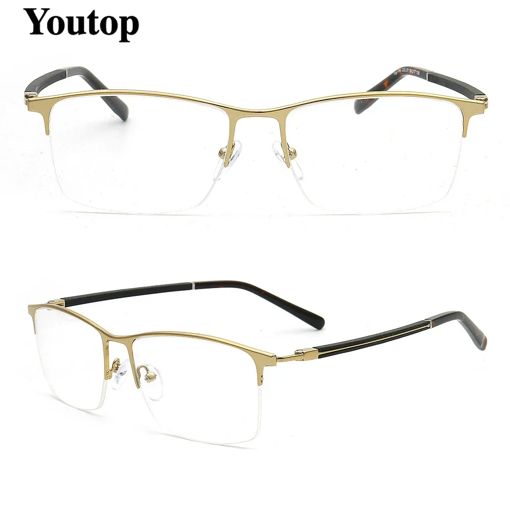 Business Men Optical Glasses Frames for Men Square Eyeglass Frame Metal Half Rim Eyewear Prescription Spectacles Rectangle Gold
Business Men Optical Glasses Frames for Men Square Eyeglass Frame Metal Half Rim Eyewear Prescription Spectacles Rectangle Gold
