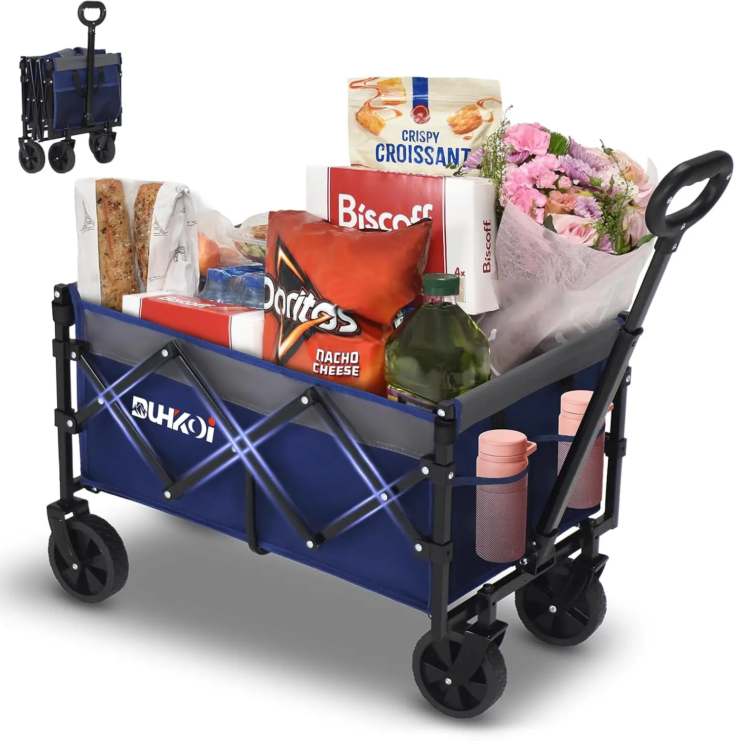 Collapsible Wagon Cart with Wheels Foldable,11 Lbs Lightweight Portable Folding Utility Wagon,90 L Heavy Duty Grocery Shoppin
Collapsible Wagon Cart with Wheels Foldable,11 Lbs Lightweight Portable Folding Utility Wagon,90 L Heavy Duty Grocery Shoppin