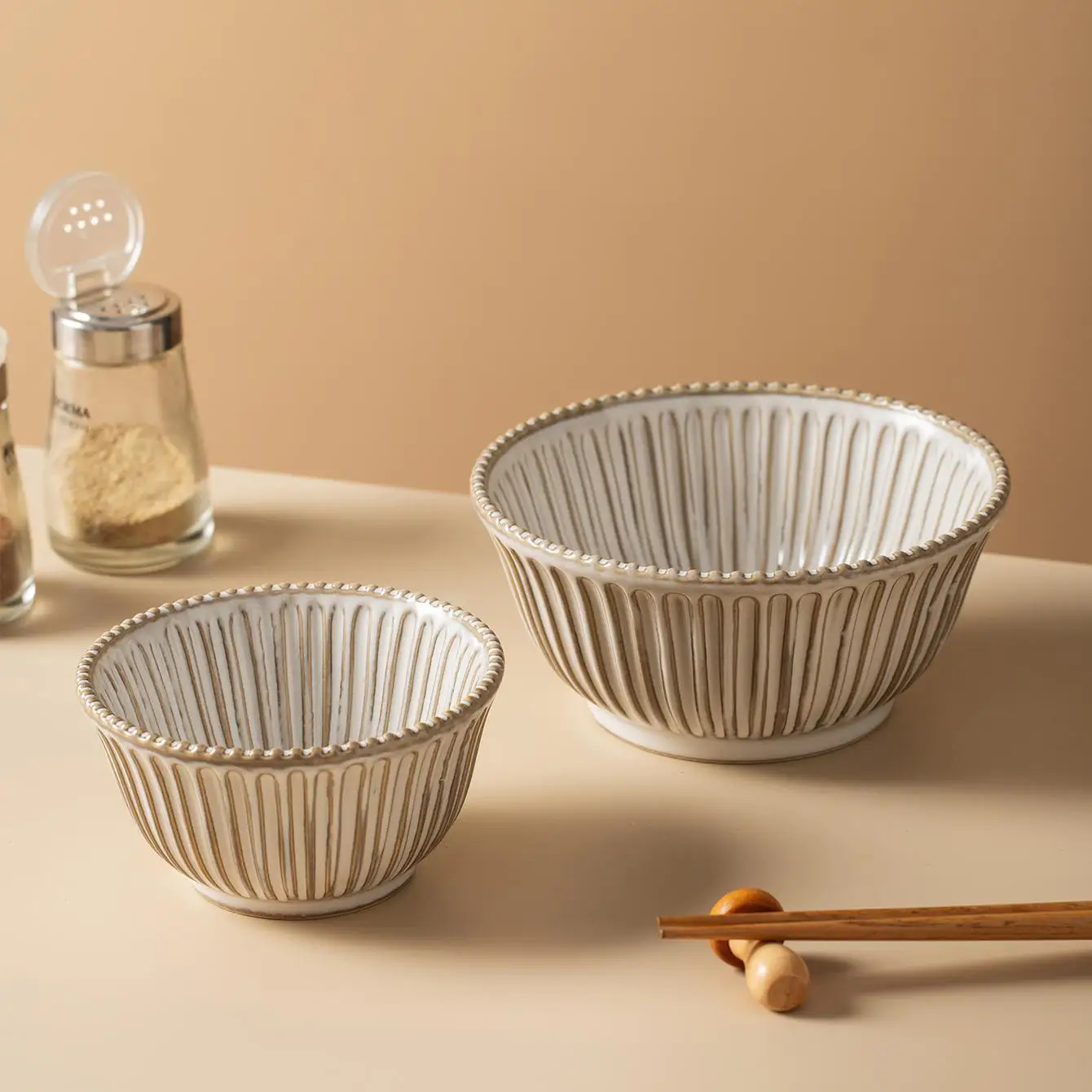 DSA white striped simple and elegant kiln-changed ceramic meal bowl, modern round ceramic soup rice bowl ramen bowl
DSA white striped simple and elegant kiln-changed ceramic meal bowl, modern round ceramic soup rice bowl ramen bowl