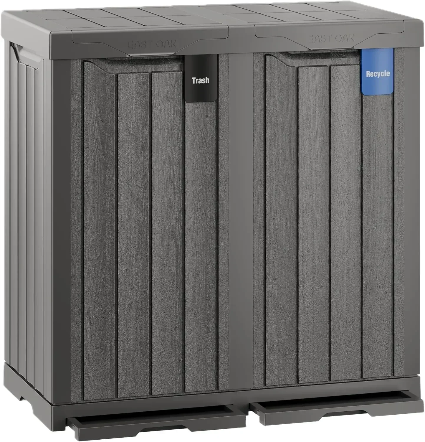62 Gallon Outdoor Trash Can | Waterproof Resin Garbage Can with Recycle and Garbage Labels | Secure Bag Lip Lock and Drip Tray |
62 Gallon Outdoor Trash Can | Waterproof Resin Garbage Can with Recycle and Garbage Labels | Secure Bag Lip Lock and Drip Tray |