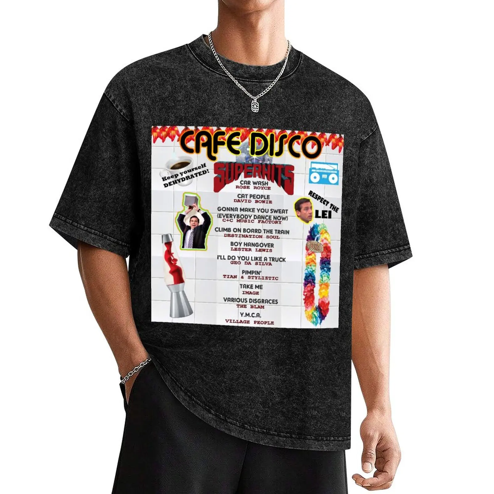 Cafe Disco T-Shirt vintage clothes tops cotton man t-shirts oversize t-shirts man big and tall t shirts for men
Cafe Disco T-Shirt vintage clothes tops cotton man t-shirts oversize t-shirts man big and tall t shirts for men
