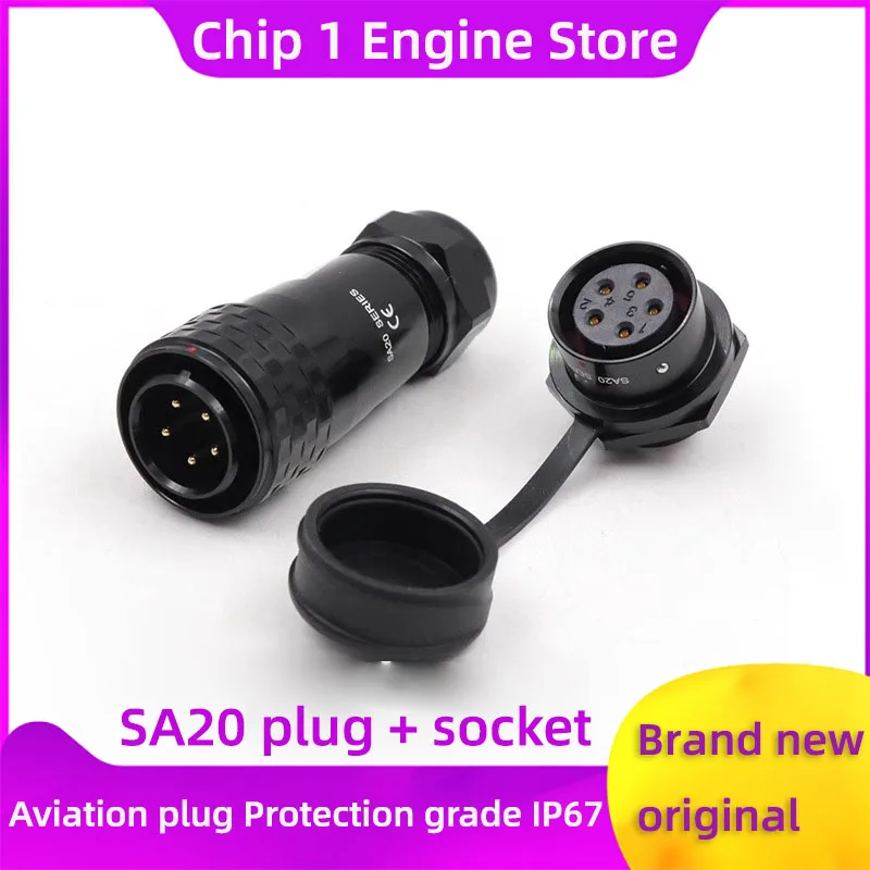 For WEIPU Push-in quick locking Aviation Plug&Socket SA20 2/3/4/5/6/7/8/9/12/15pin Industrial Waterproof Power Connectors
For WEIPU Push-in quick locking Aviation Plug&Socket SA20 2/3/4/5/6/7/8/9/12/15pin Industrial Waterproof Power Connectors