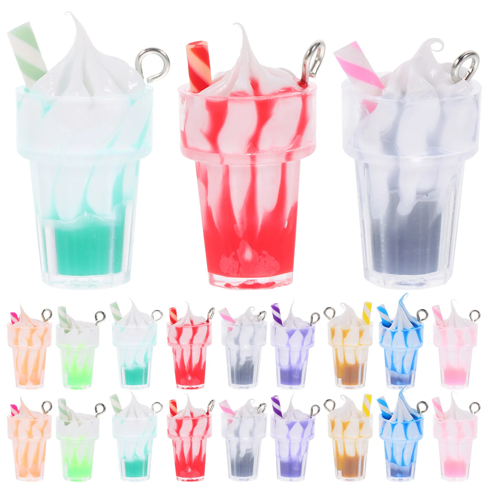 30 шт. миниатюрных подвесок из смолы в виде стаканчиков для мороженого для ожерелий, браслетов, серег, брелоков, аксессуаров для рукоделия
30 шт. миниатюрных подвесок из смолы в виде стаканчиков для мороженого для ожерелий, браслетов, серег, брелоков, аксессуаров для рукоделия
