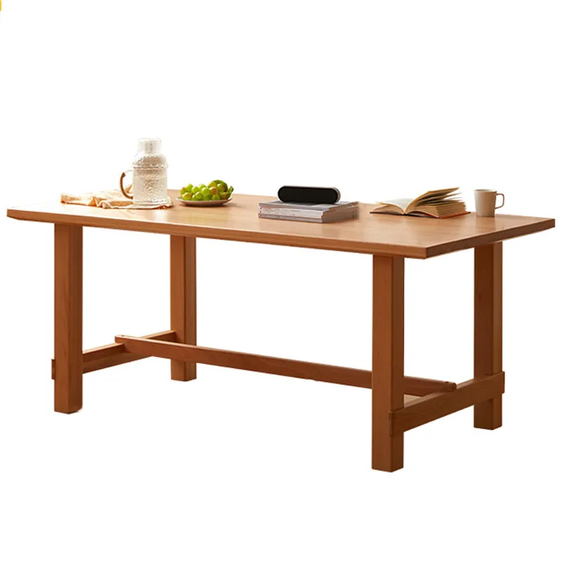 Modern design home furniture solid wood beech rectangular wooden dining table with heavy base
Modern design home furniture solid wood beech rectangular wooden dining table with heavy base