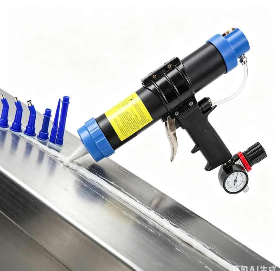 SUBAO 310ML Adjustable Speed Pneumatic Rubber Gun Sealant Glass Sealant Filling Gun
SUBAO 310ML Adjustable Speed Pneumatic Rubber Gun Sealant Glass Sealant Filling Gun