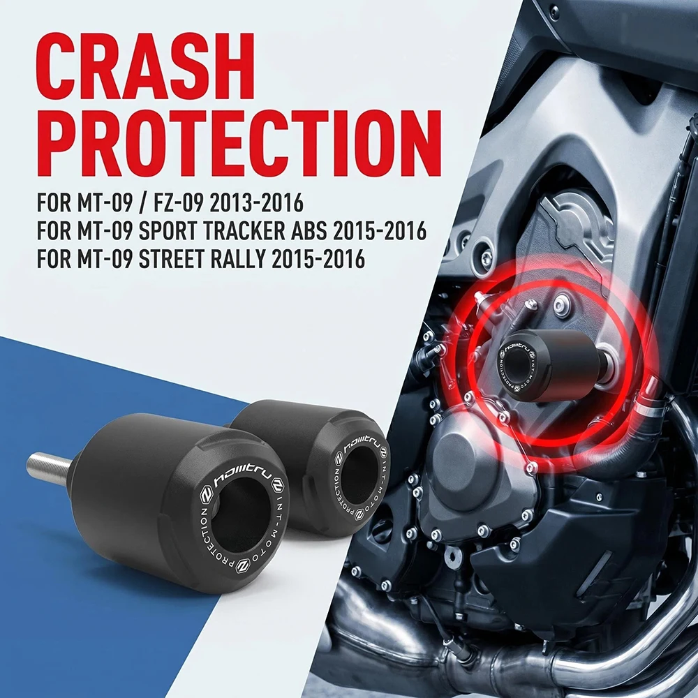 Motorcycle Falling Crash Protector For Yamaha FZ-09 MT-09 Rally 2013-2016 Guards Engine Crash Bobbins
Motorcycle Falling Crash Protector For Yamaha FZ-09 MT-09 Rally 2013-2016 Guards Engine Crash Bobbins