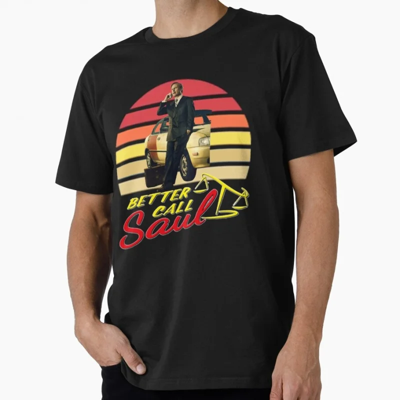 Retro Crime Movie Better Call Saul Gift t shirt 0502 Men's 100% cotton O-Neck Short Sleeve Graphic clothes All size tee S-6XL
Retro Crime Movie Better Call Saul Gift t shirt 0502 Men's 100% cotton O-Neck Short Sleeve Graphic clothes All size tee S-6XL