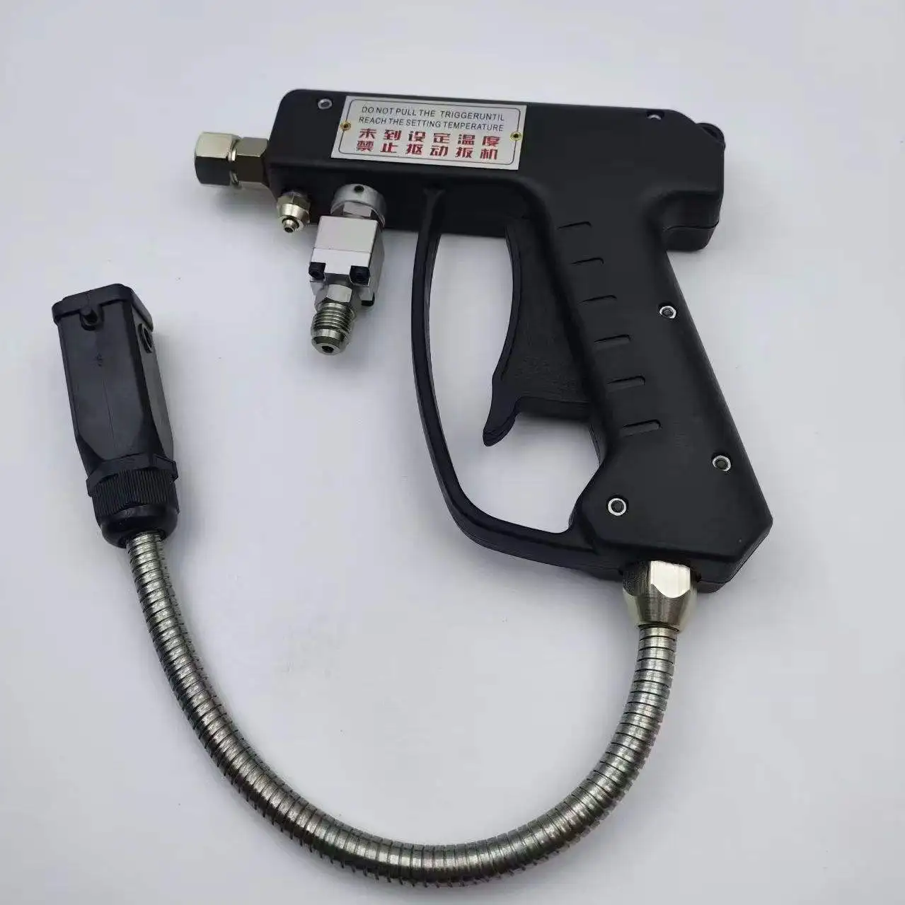 Shoe repair hot melt glue machine applicator spray hot melt glue gun for carton leather edge bonding
Shoe repair hot melt glue machine applicator spray hot melt glue gun for carton leather edge bonding