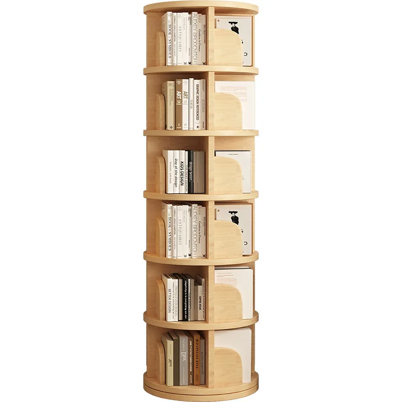 All solid wood rotating bookshelf floor-to-ceiling cabinet household living room wall simple storage student children's bookcase
All solid wood rotating bookshelf floor-to-ceiling cabinet household living room wall simple storage student children's bookcase
