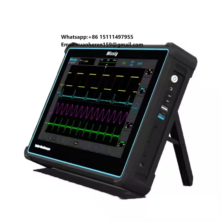 Micsig TO3004 Analog Oscilloscope 4 Channels 300mhz 2GSa/S Portable Multifunction Digital Economical Storage Oscilloscope
Micsig TO3004 Analog Oscilloscope 4 Channels 300mhz 2GSa/S Portable Multifunction Digital Economical Storage Oscilloscope