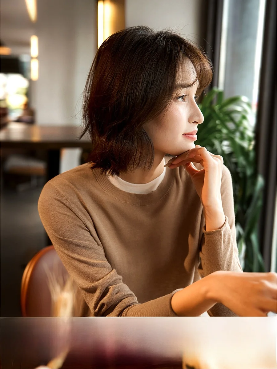 XiaoHanGe Knitted Sweater Color Blo round Ne Pullover Wool Blend Long Sve Spring Faion Workwear Slimming Effect
XiaoHanGe Knitted Sweater Color Blo round Ne Pullover Wool Blend Long Sve Spring Faion Workwear Slimming Effect