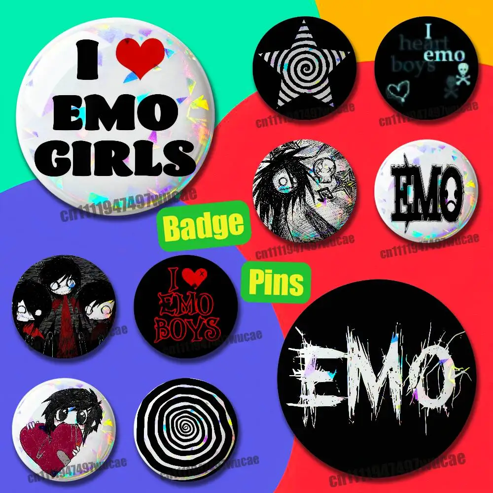 For I Love Emo Boys Girls Badge Case Custom Pin Insignia Emblem Round 25mm Brooch Button Laser Cover
For I Love Emo Boys Girls Badge Case Custom Pin Insignia Emblem Round 25mm Brooch Button Laser Cover