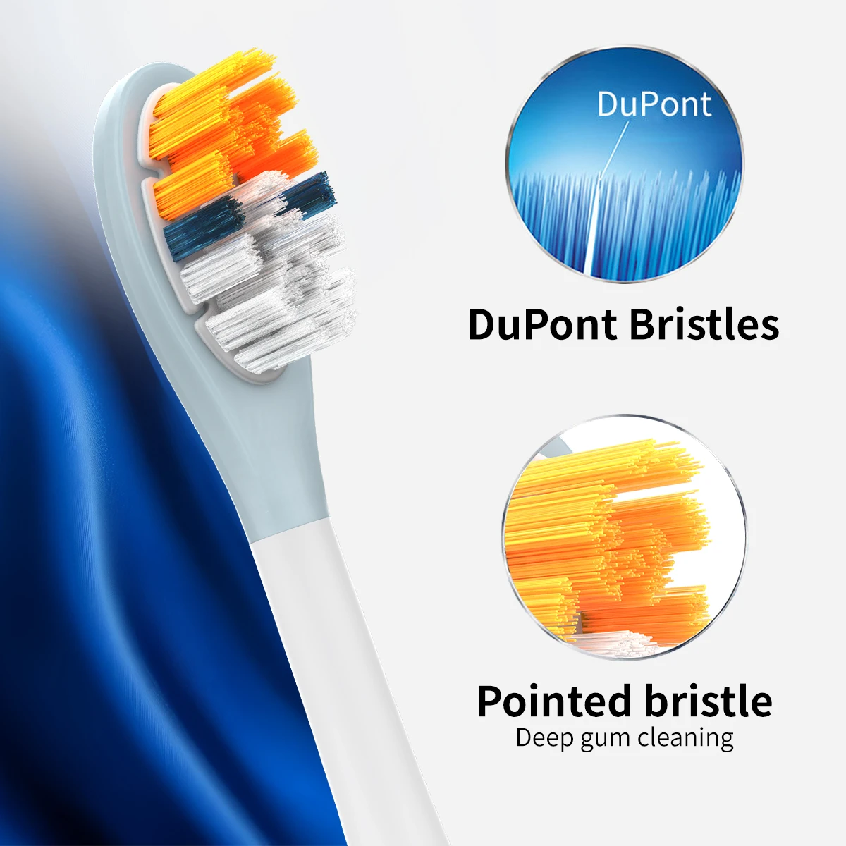 Dr.Yadent YD02/04 Replacement Brush Heads 4pcs/Pack Soft Gel Coated Designed for Sensitive Gum Care Soft Bristle 1 Year Supply
Dr.Yadent YD02/04 Replacement Brush Heads 4pcs/Pack Soft Gel Coated Designed for Sensitive Gum Care Soft Bristle 1 Year Supply