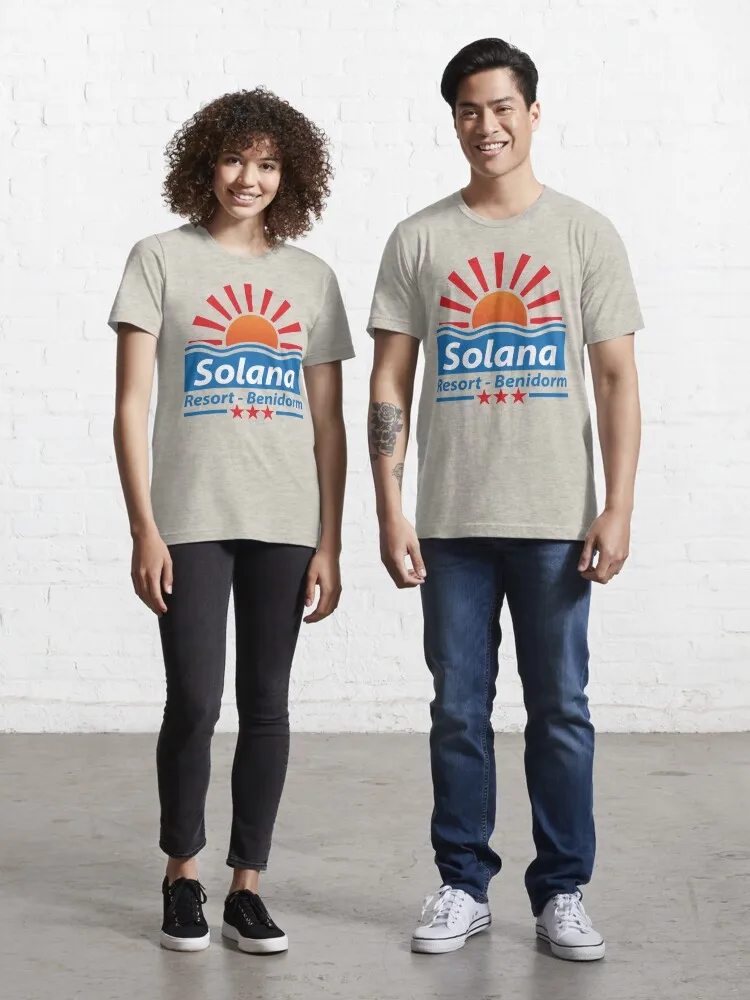 The Solana Resort Benidorm Essential T-Shirt Vintage Short Sleeve Crew Neck Clothing
The Solana Resort Benidorm Essential T-Shirt Vintage Short Sleeve Crew Neck Clothing