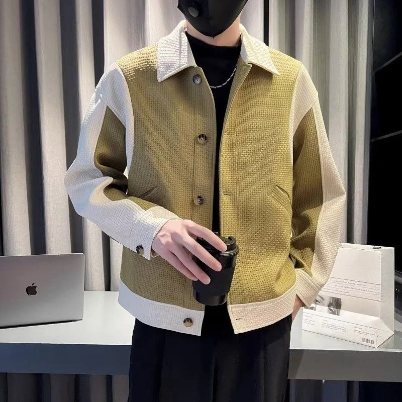 Men's Color Blocked Blazer Jacket Versatile Unisex Design with Pockets Breathable Polyester Jacket for Men's Wardrobe Upgrade
Men's Color Blocked Blazer Jacket Versatile Unisex Design with Pockets Breathable Polyester Jacket for Men's Wardrobe Upgrade