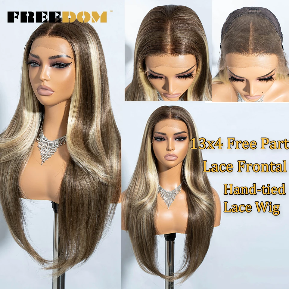 FREEDOM 13X4 Synthetic Lace Front Wig 28 Inch Long Straight Lace Wigs For Women Ombre Blonde Brown Wig Heat Resistant Wig
FREEDOM 13X4 Synthetic Lace Front Wig 28 Inch Long Straight Lace Wigs For Women Ombre Blonde Brown Wig Heat Resistant Wig