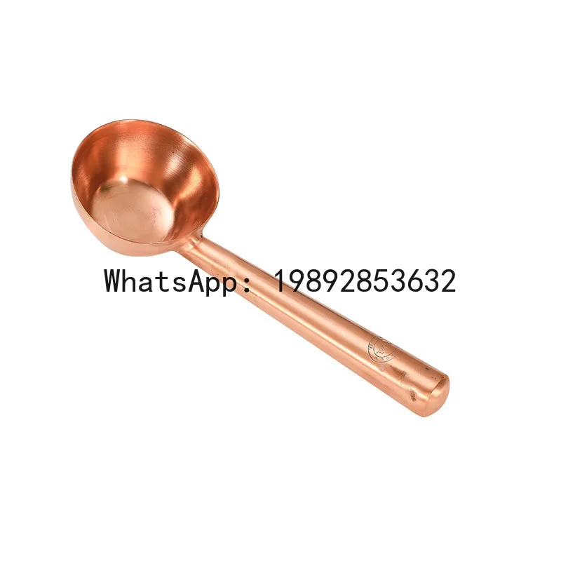 PYJ Yellow Purple Copper Water Scoop Kitchen Extra Thick Long Handle Household Water Spoon Soup Scoop-2 pcs
PYJ Yellow Purple Copper Water Scoop Kitchen Extra Thick Long Handle Household Water Spoon Soup Scoop-2 pcs