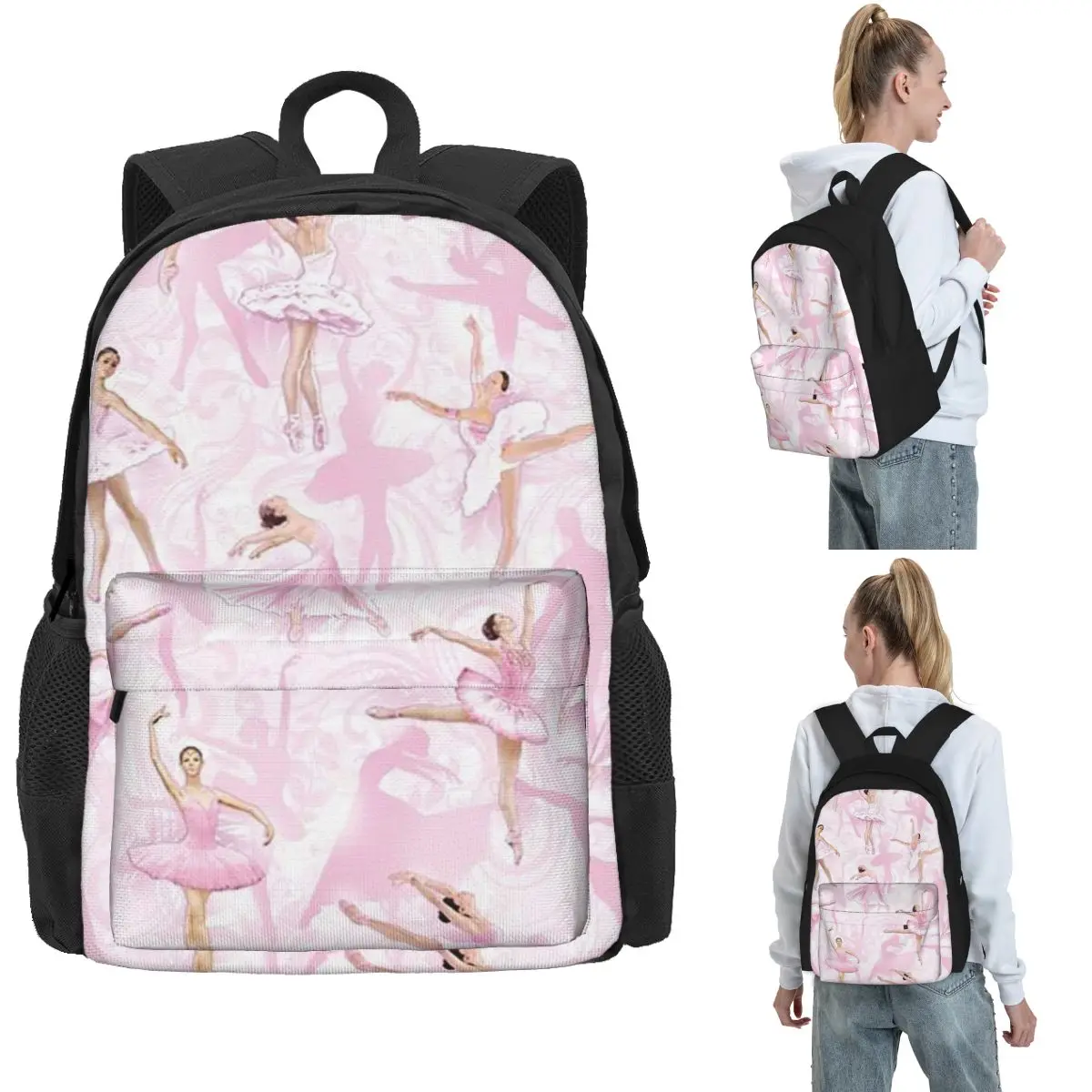 Ballet Dance Makes Me Free Ballerina Dancer Backpack Hot Sale Daypack Large Capacity Children BookBag School Bagfor Men Women
Ballet Dance Makes Me Free Ballerina Dancer Backpack Hot Sale Daypack Large Capacity Children BookBag School Bagfor Men Women