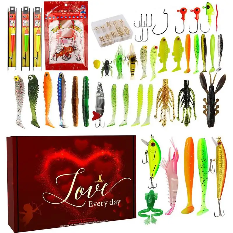 Bass Fishing Kit Fishing Tackle Set Fishing Lures Tackle Kit Fishing Hooks Accessories Kit For Starter Freshwater Fishing
Bass Fishing Kit Fishing Tackle Set Fishing Lures Tackle Kit Fishing Hooks Accessories Kit For Starter Freshwater Fishing