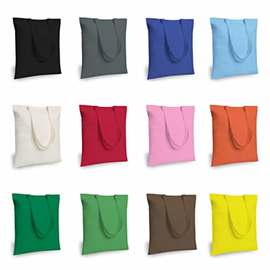 Pack Economical 16"x15" Cotton Tote Bag, Lightweight Reusable Grocery Shopping Cloth Bags, Suitable for DIY, Advertising, Promo
Pack Economical 16"x15" Cotton Tote Bag, Lightweight Reusable Grocery Shopping Cloth Bags, Suitable for DIY, Advertising, Promo
