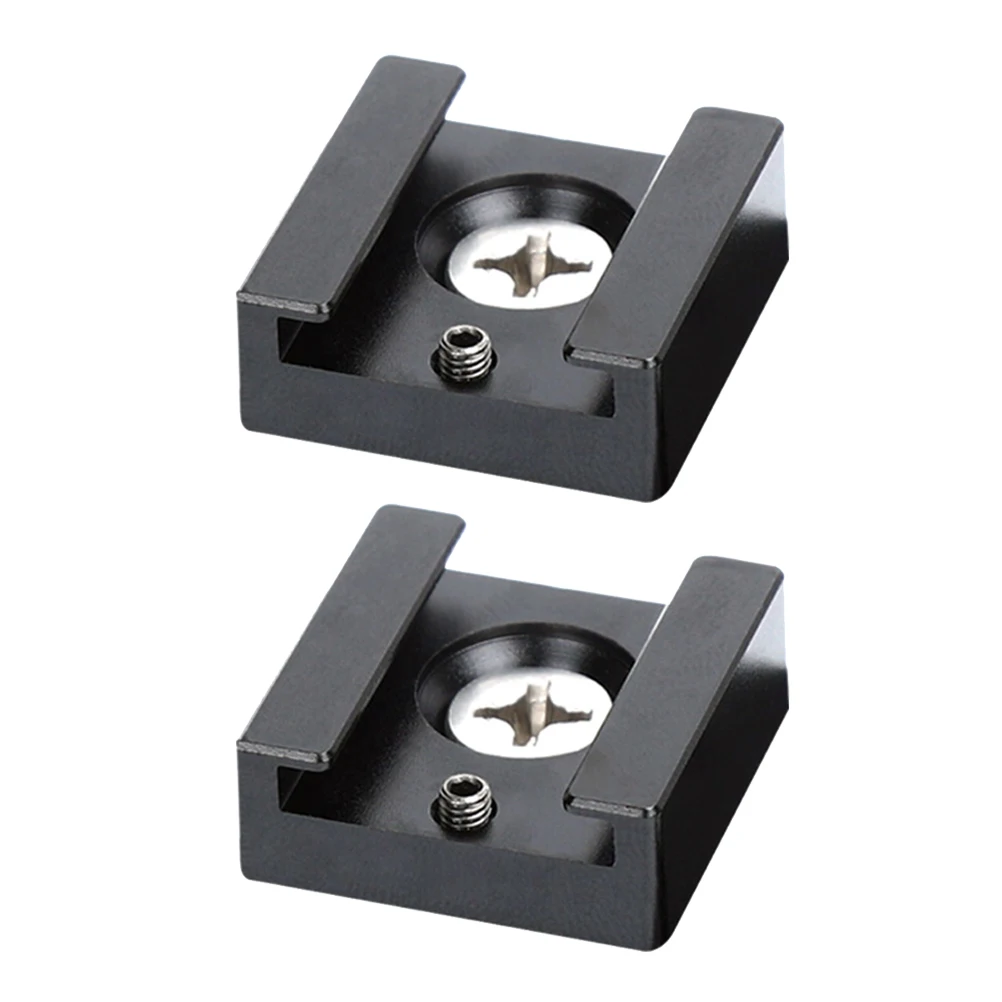 2pcs Cold Shoe Flash Adapter Aluminum Alloy Metal Durable Sturdy Adjustable Mount Bracket For Camera Cage Gimbal Light Monitor
2pcs Cold Shoe Flash Adapter Aluminum Alloy Metal Durable Sturdy Adjustable Mount Bracket For Camera Cage Gimbal Light Monitor