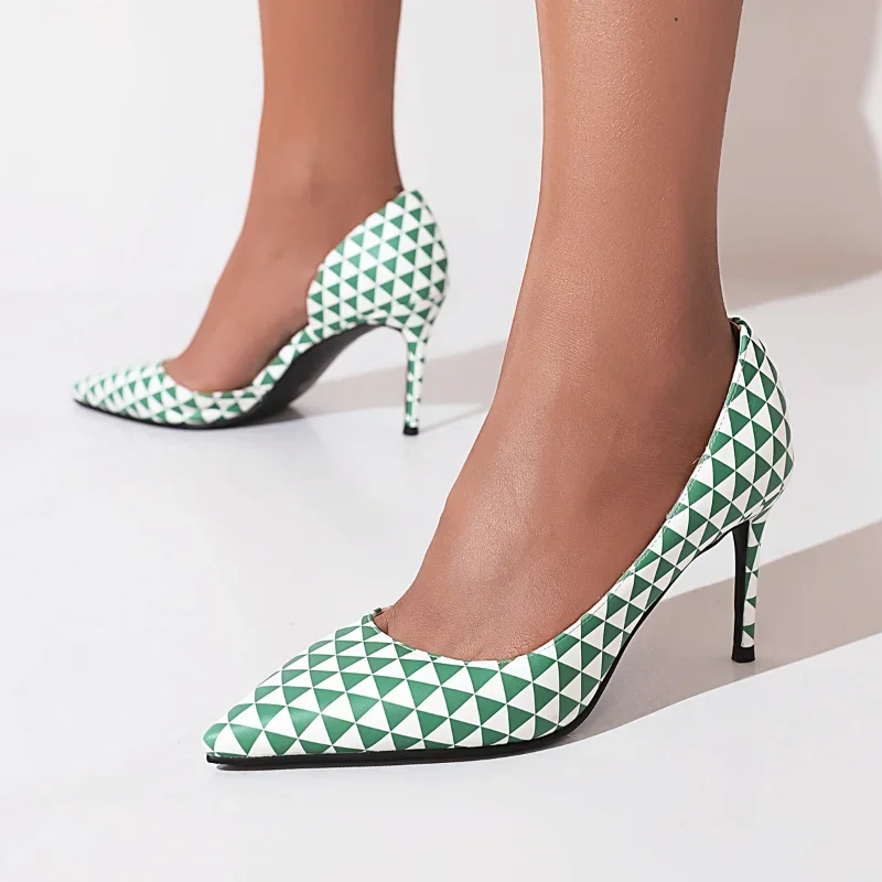 Drop Ship 2026 Fashion Autumn Plaid Pumps Ladies Pointed Toe High-heeled Female Stilettos Dress Party New Shoes for Women Green
Drop Ship 2026 Fashion Autumn Plaid Pumps Ladies Pointed Toe High-heeled Female Stilettos Dress Party New Shoes for Women Green