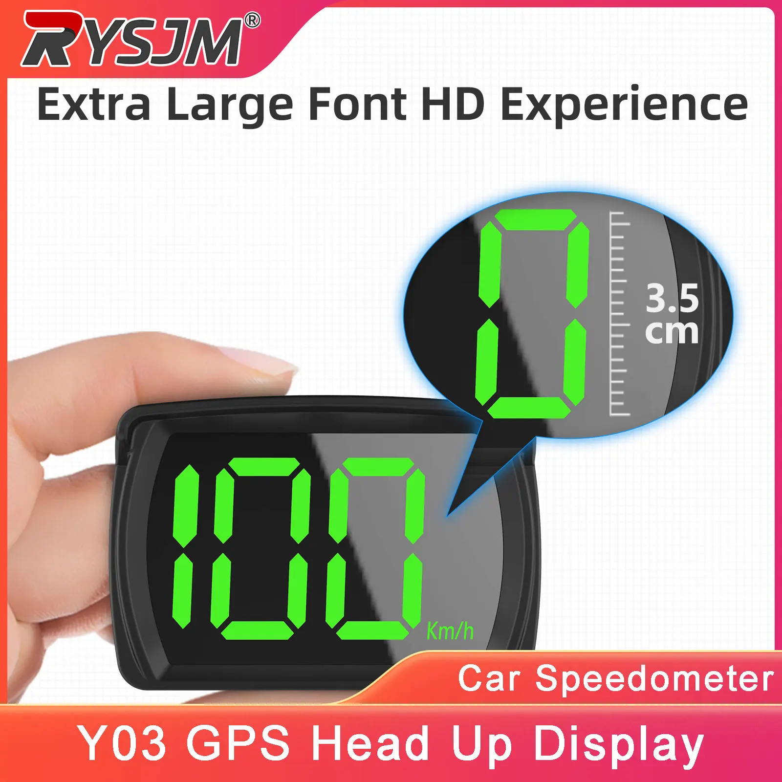 Y03 Universal Car GPS HUD Head Up Display Digital Smart Car Speedometer Big Font KMH For Auto Electronic Speed Meter Accessory
Y03 Universal Car GPS HUD Head Up Display Digital Smart Car Speedometer Big Font KMH For Auto Electronic Speed Meter Accessory