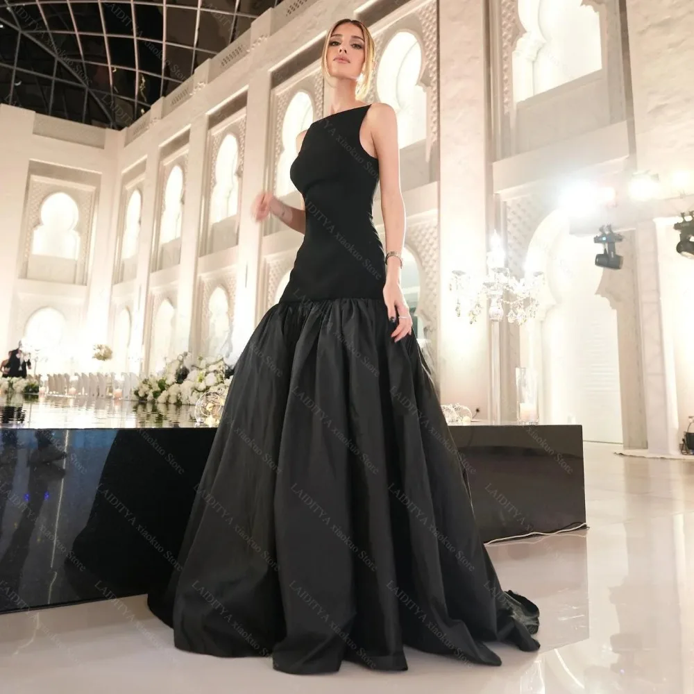 Black Evening Dresses Elegant Square Collar A-Line Party Gowns Fashion Sleeveless Floor Length Women Wedding Party Dresses
Black Evening Dresses Elegant Square Collar A-Line Party Gowns Fashion Sleeveless Floor Length Women Wedding Party Dresses