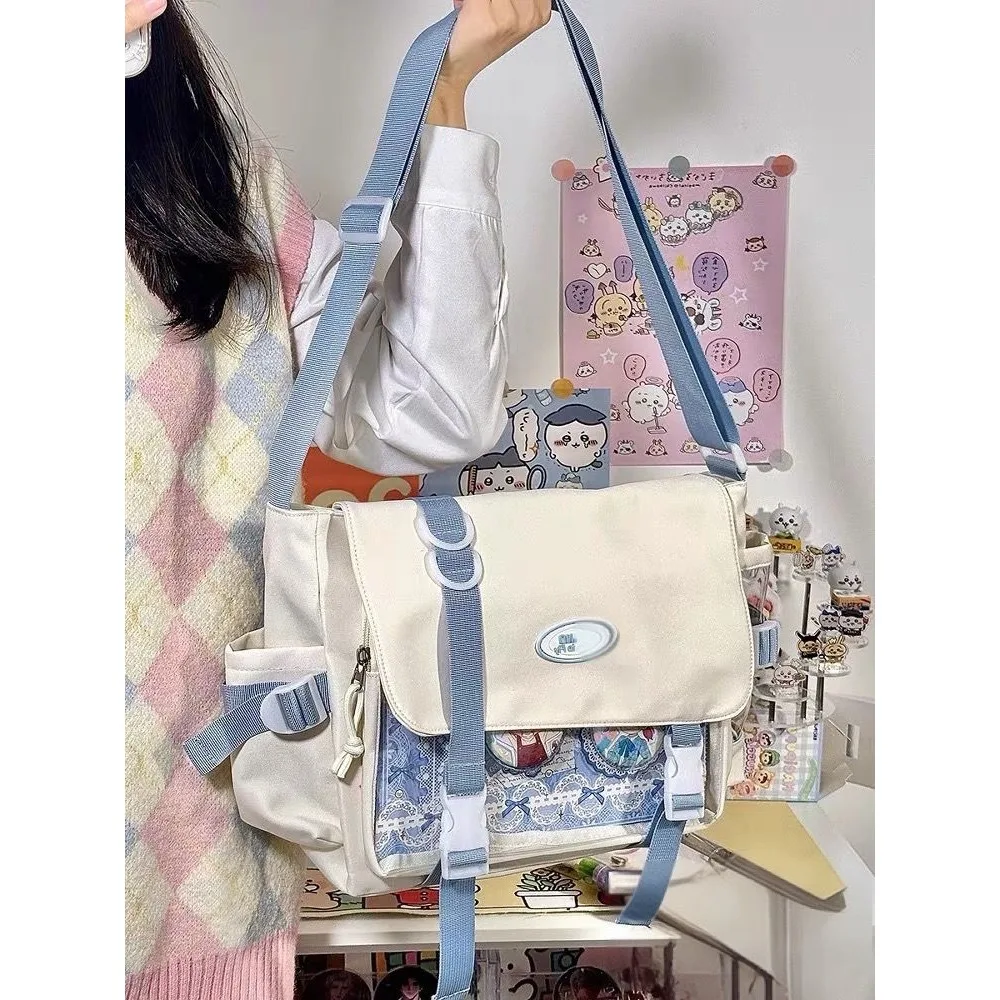 Japanese High-value Lightweight Crossbody Y2k Ulzzang Ita Bag Preppy Style Large Capacity Messenger Bag 10cm Doll Bag
Japanese High-value Lightweight Crossbody Y2k Ulzzang Ita Bag Preppy Style Large Capacity Messenger Bag 10cm Doll Bag