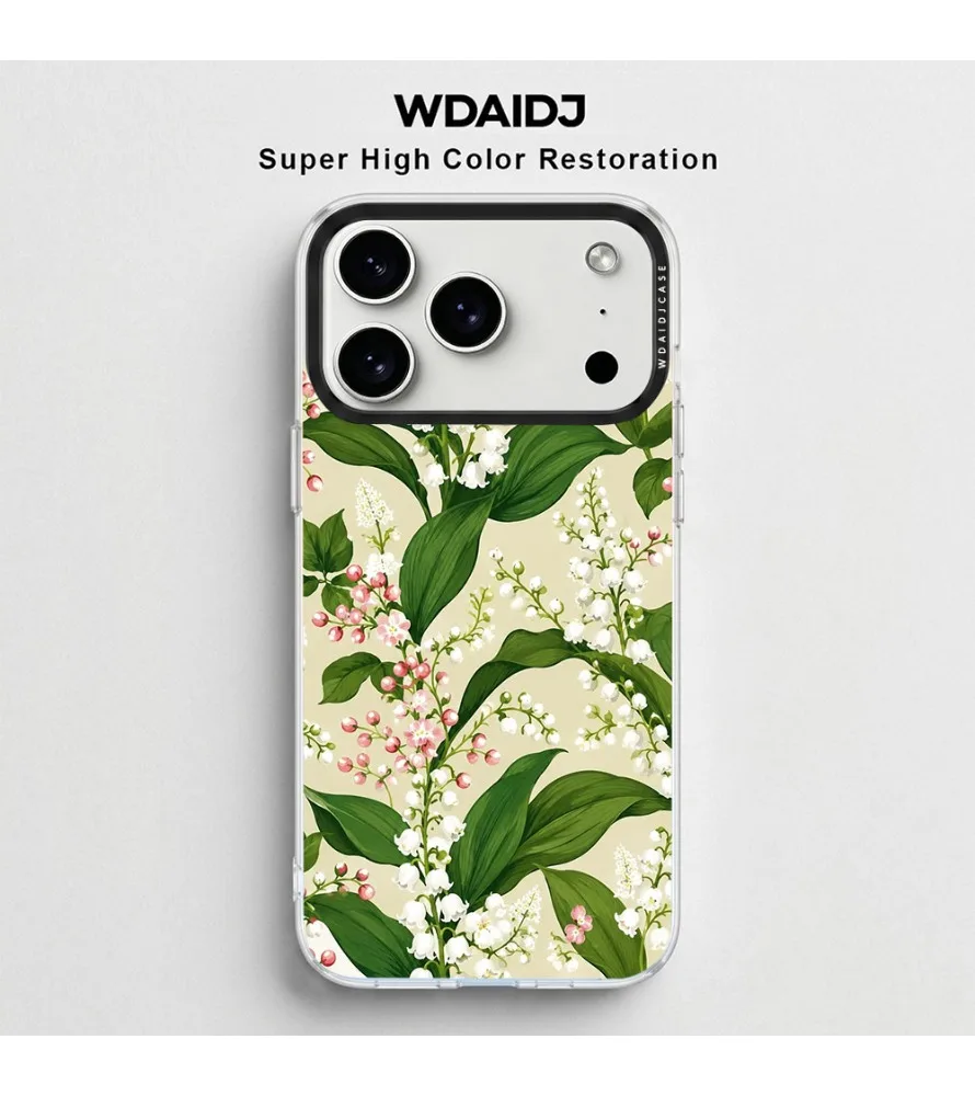 Beige Lily of Valley Pattern Clear Phone Case For Iphone 12 13 14 15 16 17 Anti Slip Shockproof Transparent Protective Shell
Beige Lily of Valley Pattern Clear Phone Case For Iphone 12 13 14 15 16 17 Anti Slip Shockproof Transparent Protective Shell