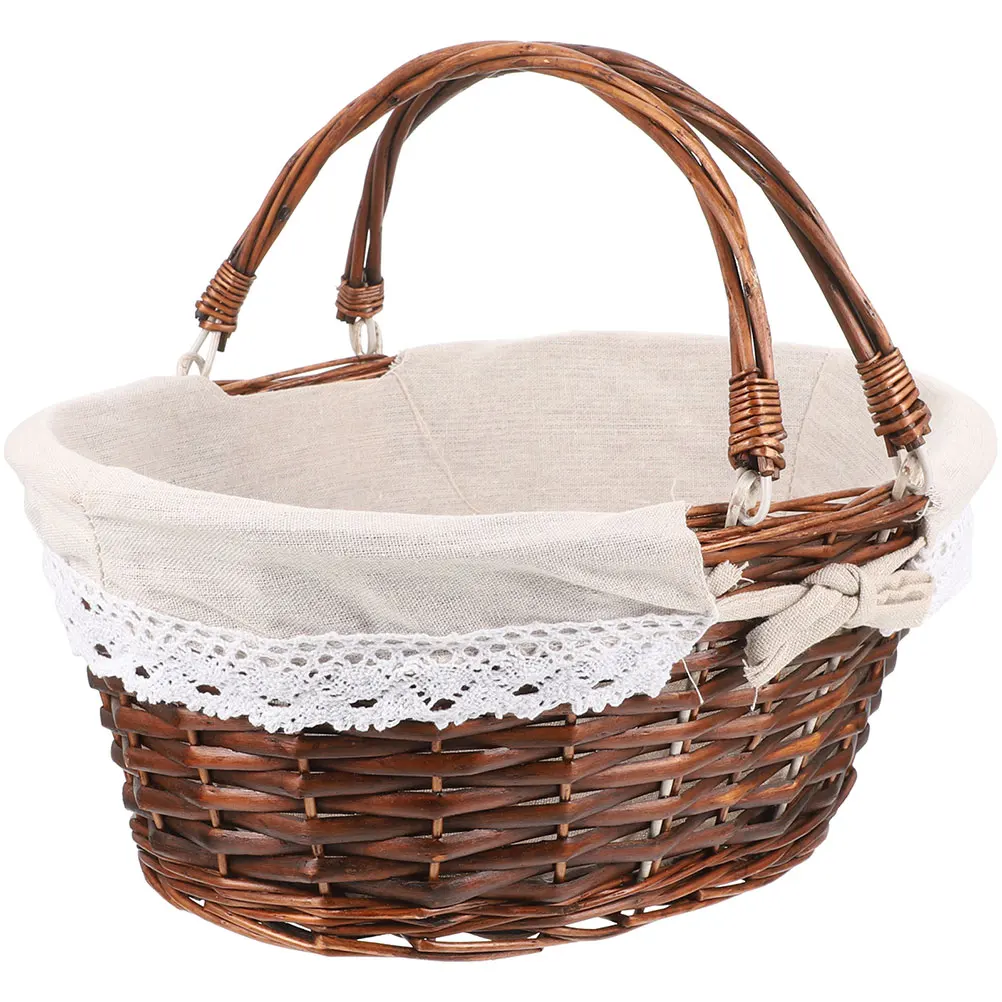 1pc Picnic Basket 32x25x14cm Brown Jute Woven Baskets Storage Home Decor Vegetable Fruits Shopping Reliable Portable
1pc Picnic Basket 32x25x14cm Brown Jute Woven Baskets Storage Home Decor Vegetable Fruits Shopping Reliable Portable