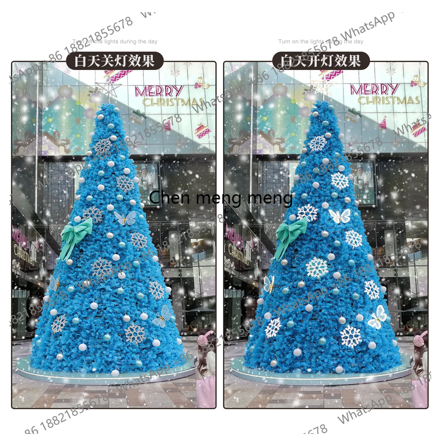 Custom Large Outdoor Frame Christmas Tree 3/4/5/6/10m Luxury Luminous Plaza Hotel Christmas Decoration
Custom Large Outdoor Frame Christmas Tree 3/4/5/6/10m Luxury Luminous Plaza Hotel Christmas Decoration