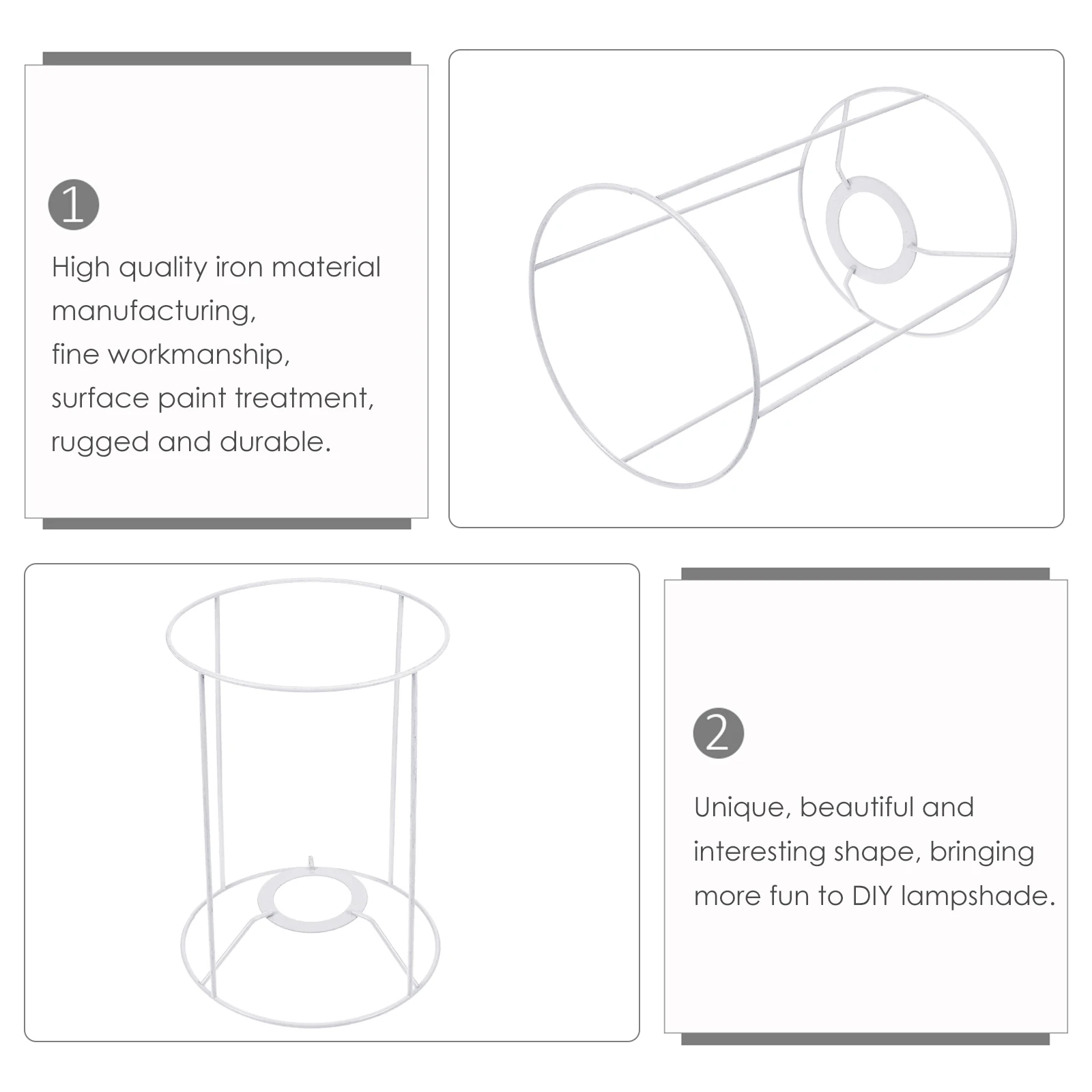 Diy Customizable Lampshade Frame Light Wire Cage 2 Styles Iron Chandelier Bracket Ceiling Pendant Light Frame Bulb Guard Durable
Diy Customizable Lampshade Frame Light Wire Cage 2 Styles Iron Chandelier Bracket Ceiling Pendant Light Frame Bulb Guard Durable