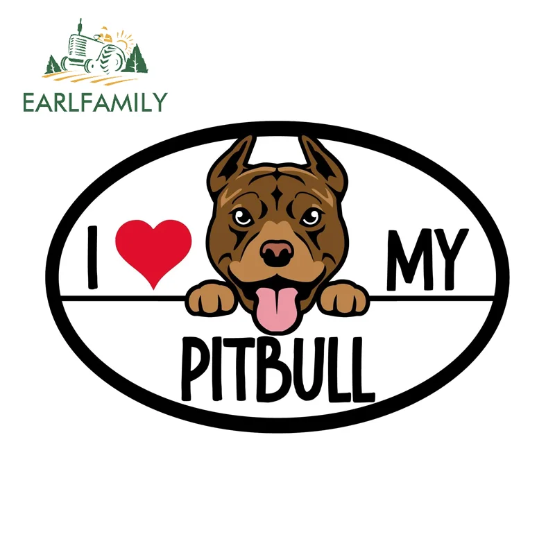 EARLFAMILY Pit Bull Lover Stickers Vibrant Personality Decal Occlusion Scratch Scratch-Proof Simple SUV Decoration Accessories
EARLFAMILY Pit Bull Lover Stickers Vibrant Personality Decal Occlusion Scratch Scratch-Proof Simple SUV Decoration Accessories