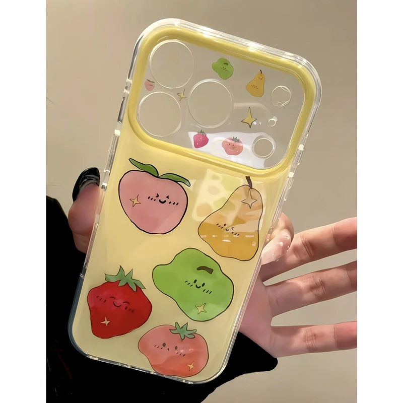 Cute Fruit Party Pattern Silicone Soft Phone Case For iPhone 17 Pro Max 16 15 14 13 12 11 Pro Shockproof TPU Bumper Cover
Cute Fruit Party Pattern Silicone Soft Phone Case For iPhone 17 Pro Max 16 15 14 13 12 11 Pro Shockproof TPU Bumper Cover