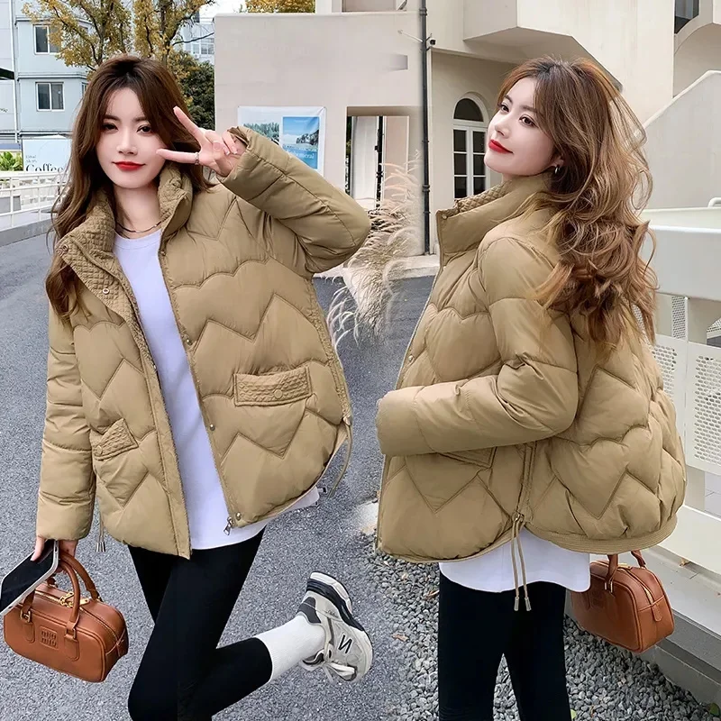 2023 New Winter Coat Women Parka Jackets Thicken Warm Cotton-padded Puffer Coats Casual Parkas Clothes Female Loose Outerwear
2023 New Winter Coat Women Parka Jackets Thicken Warm Cotton-padded Puffer Coats Casual Parkas Clothes Female Loose Outerwear