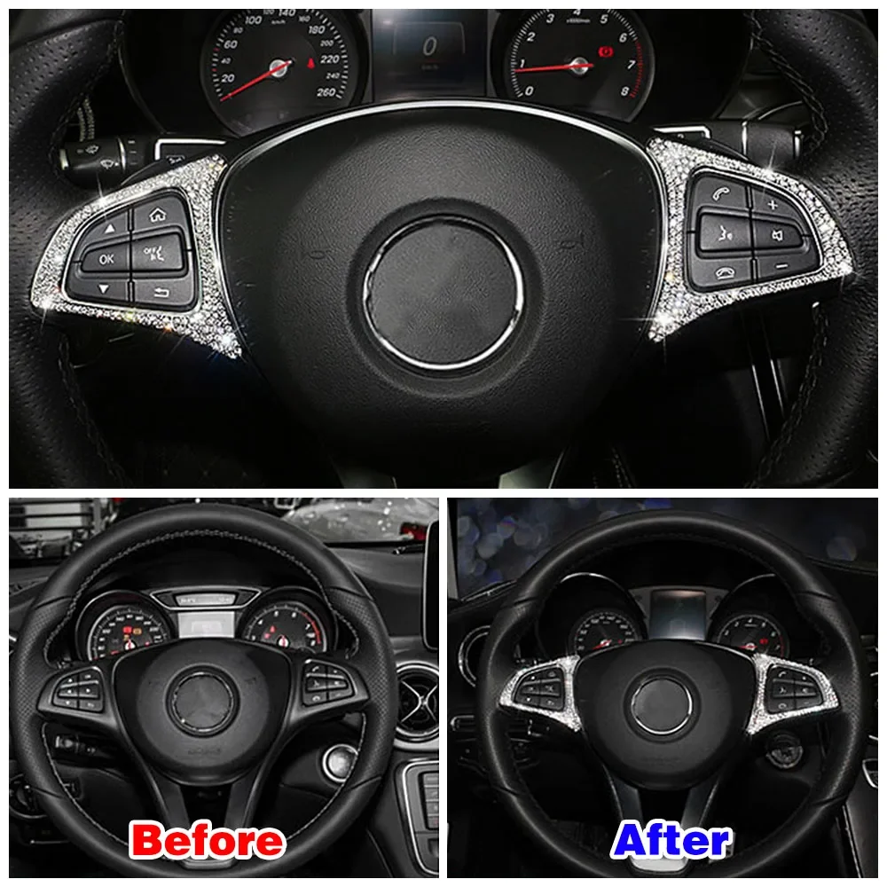 For Mercedes Benz E Class W213 2016-2019 Steering Wheel Button Switch Refit Artificial Crystal Diamond Decal Trim
For Mercedes Benz E Class W213 2016-2019 Steering Wheel Button Switch Refit Artificial Crystal Diamond Decal Trim