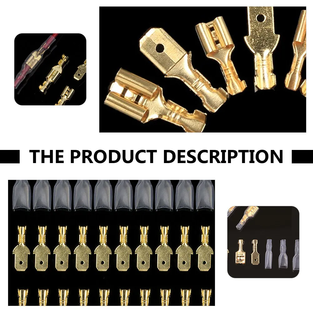 720Pcs Assorted Spade Terminal Kit 28Mm 48Mm 63Mm Male Female Crimp Connectors with Insulation Sleeves for Solid Stranded Wires
720Pcs Assorted Spade Terminal Kit 28Mm 48Mm 63Mm Male Female Crimp Connectors with Insulation Sleeves for Solid Stranded Wires