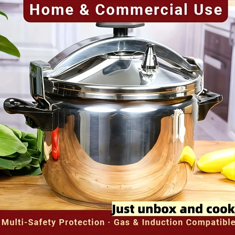 High-Quality Stainless Steel Pressure Cooker - Reinforced And Safe for Heavy Use, Designed for Restaurants, Hotels, And Large Co
High-Quality Stainless Steel Pressure Cooker - Reinforced And Safe for Heavy Use, Designed for Restaurants, Hotels, And Large Co