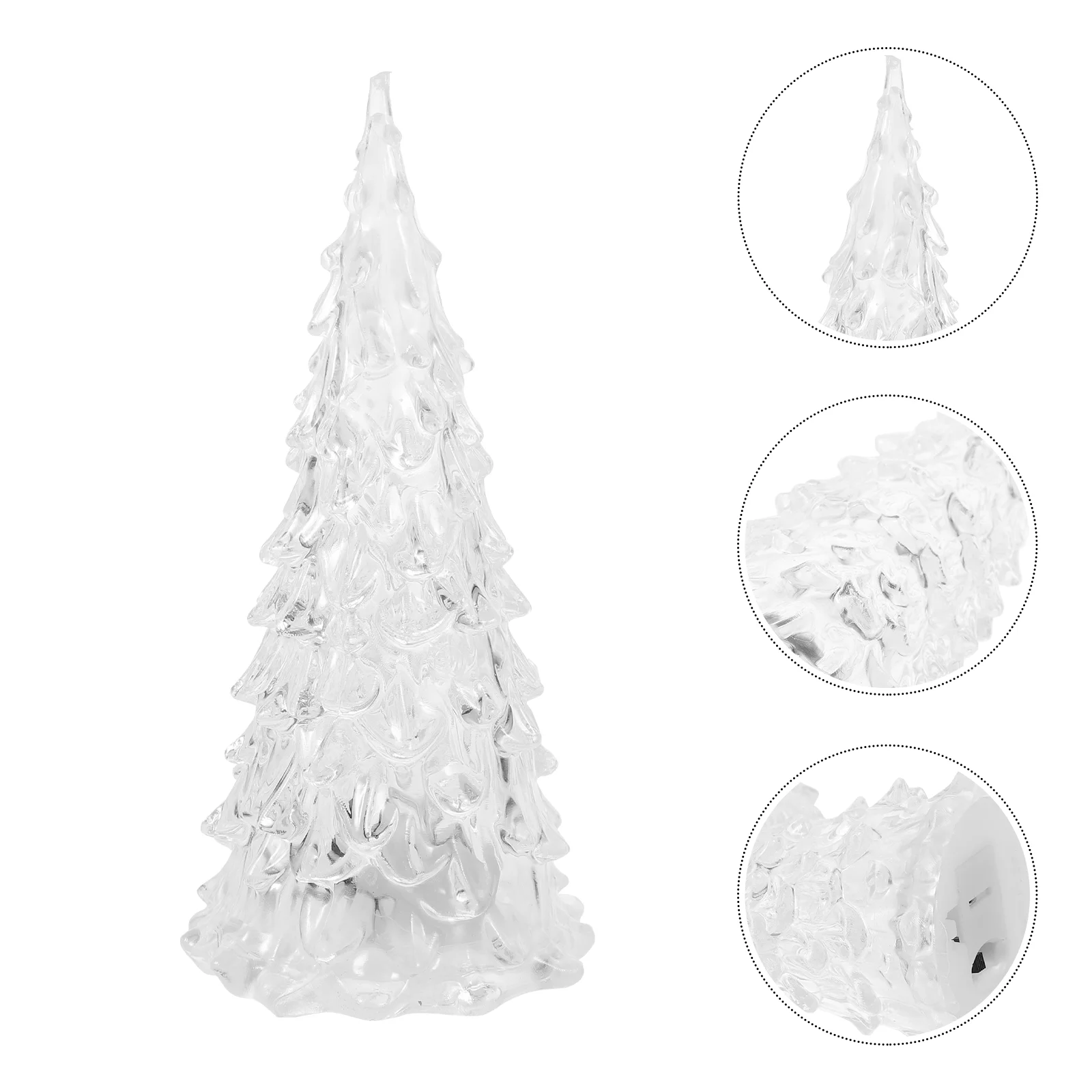 8 Pcs Charming Christmas Tree Tabletop Acrylic with Lights LED Colorful Holiday Centerpiece
8 Pcs Charming Christmas Tree Tabletop Acrylic with Lights LED Colorful Holiday Centerpiece