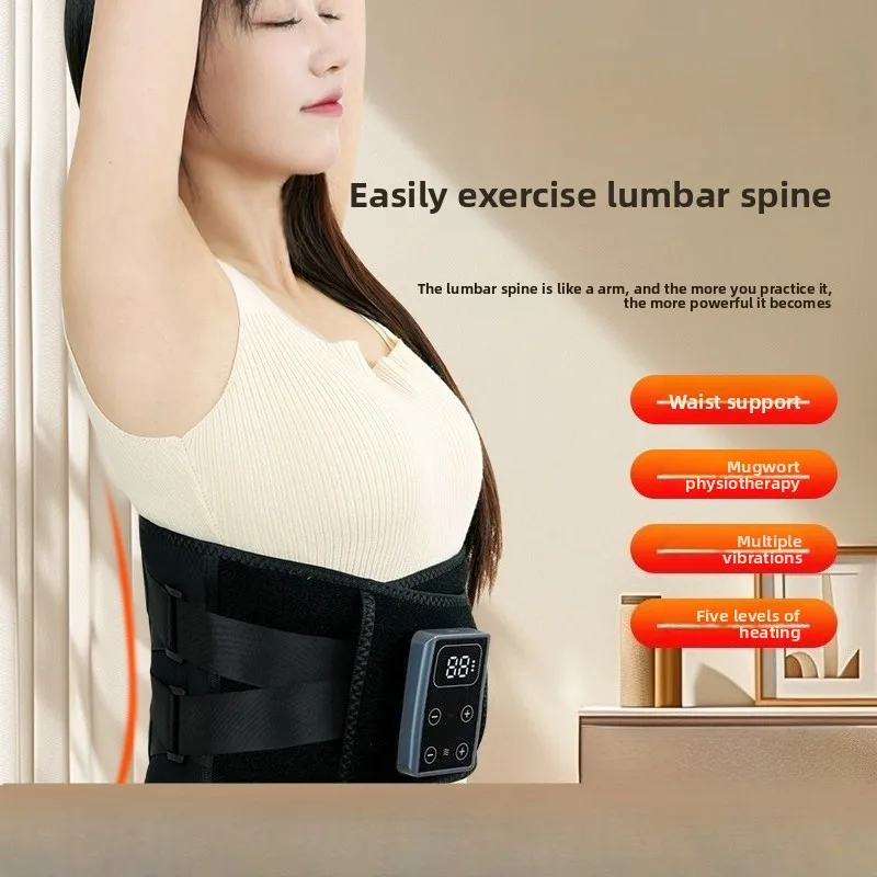 Vibration Massage Belt Heating Electric Heating Waist Protection Heating Belly Belt Waist Massager
Vibration Massage Belt Heating Electric Heating Waist Protection Heating Belly Belt Waist Massager