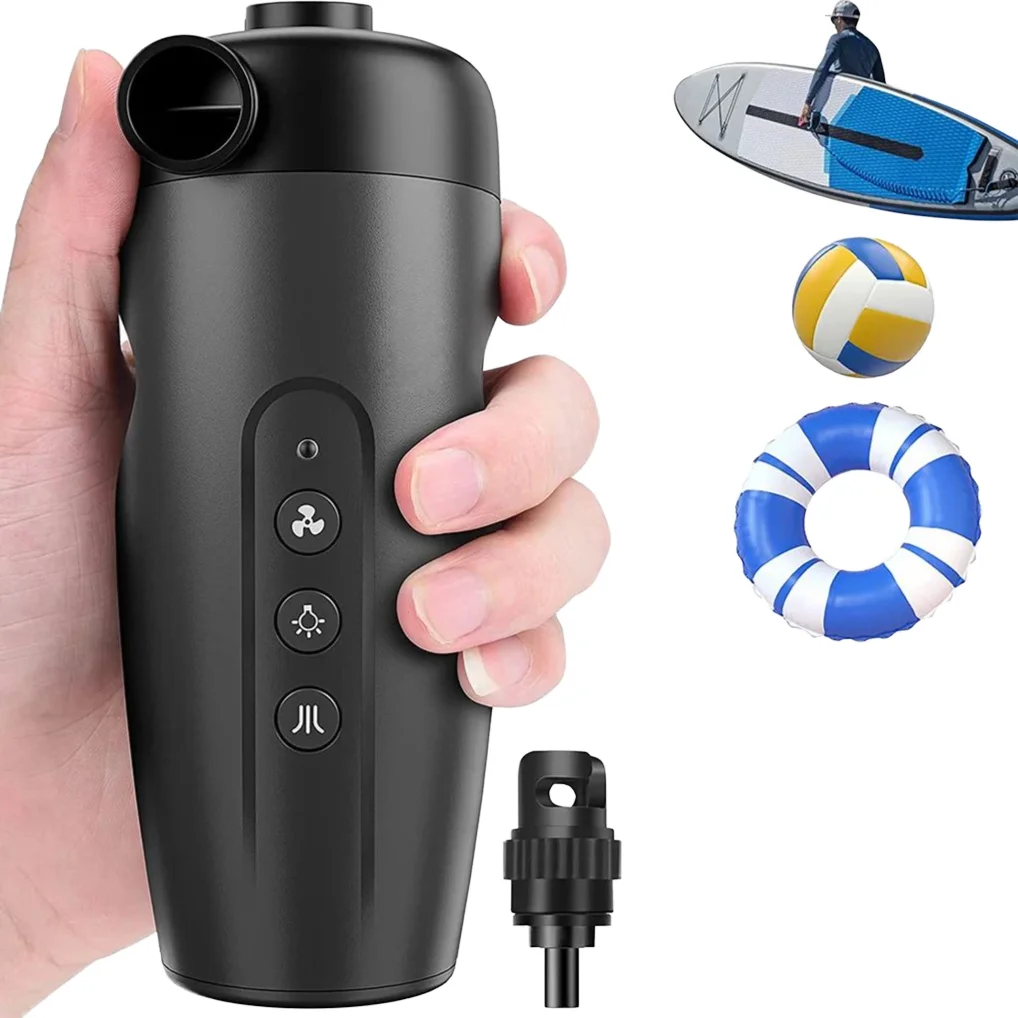 Rechargeable 12V Electric SUP Air Pump Compressor 20PSI Stand-Up Paddle Board Tire Inflator Convenient for On-the-Water Inflate
Rechargeable 12V Electric SUP Air Pump Compressor 20PSI Stand-Up Paddle Board Tire Inflator Convenient for On-the-Water Inflate