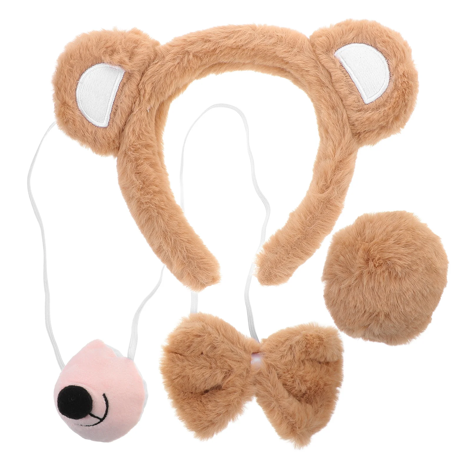 Bear Costume Props Animal Ears Headband Tail Bowtie Nose Party Accessories Halloween Cosplay Supplies Reusable Safe Materials
Bear Costume Props Animal Ears Headband Tail Bowtie Nose Party Accessories Halloween Cosplay Supplies Reusable Safe Materials