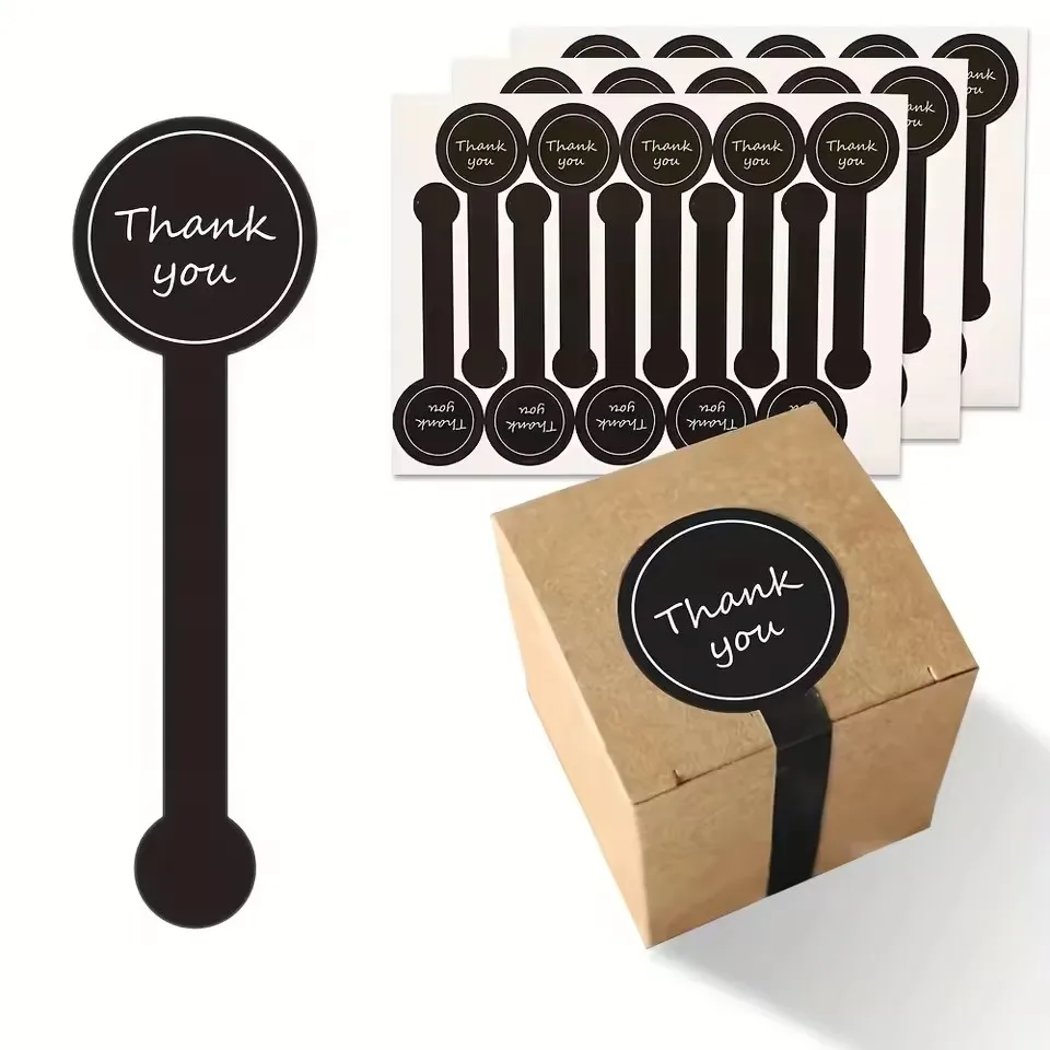 100 Pieces/200 Pieces Black Thank You hand made Long Seal Sticker Pudding Bottle Sticker, Bakery Box Label Sticker
100 Pieces/200 Pieces Black Thank You hand made Long Seal Sticker Pudding Bottle Sticker, Bakery Box Label Sticker