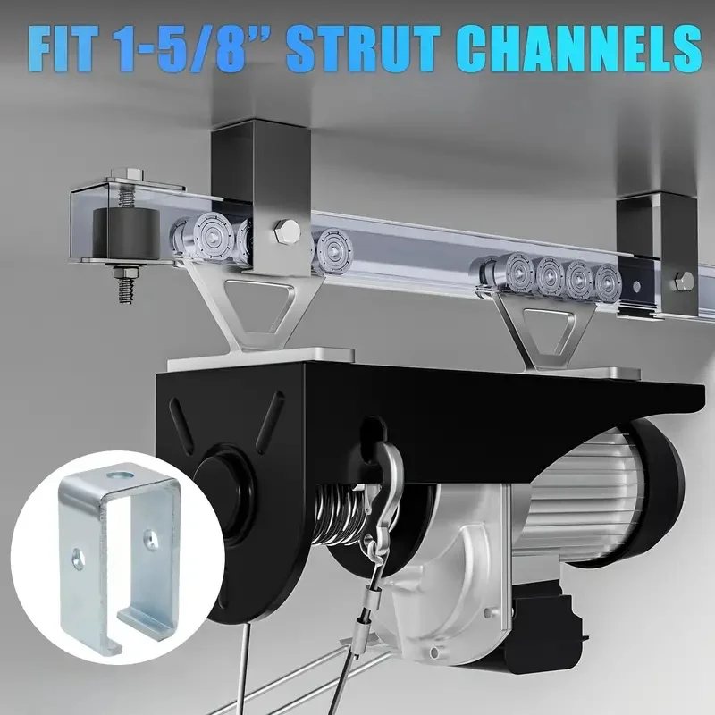 Heavy Duty Channel Trolley Track Hanger Support Bracket for Overhead Conveyor Rail Industrial System
Heavy Duty Channel Trolley Track Hanger Support Bracket for Overhead Conveyor Rail Industrial System