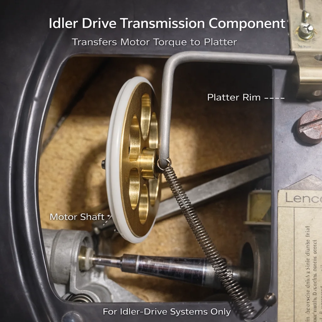Латунный компонент привода натяжного колеса для проигрывателей Lenco L75/L78, прецизионный вал, полный сменный комплект с резиновыми шинами
Латунный компонент привода натяжного колеса для проигрывателей Lenco L75/L78, прецизионный вал, полный сменный комплект с резиновыми шинами